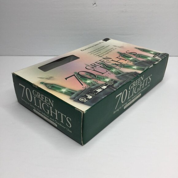 Professional Series 70 Green Christmas Lights Set 23ft Holiday Decoration - Picture 3 of 6